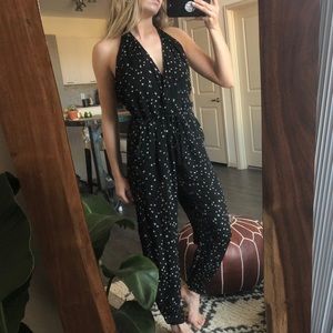 Silk Halter Jumpsuit Indah